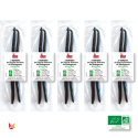 5 x 2 LAVANY Organic Bourbon Vanilla pods from Madagascar in individual vacuum-packed sachets - Total net weight 30 g