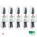 5 x 2 LAVANY Organic Bourbon Vanilla pods from Madagascar in individual vacuum-packed sachets - Total net weight 30 g