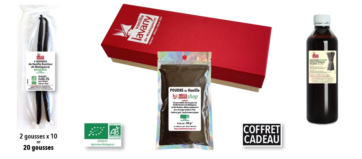 Coffret CADEAU 100% vanille